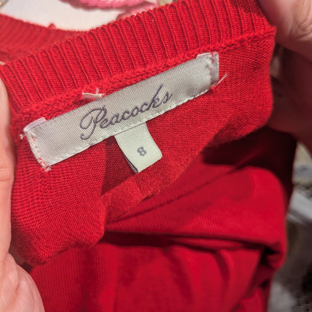 Chic Scarlet Ruffle Sleeve Top. - Picture 4 of 4